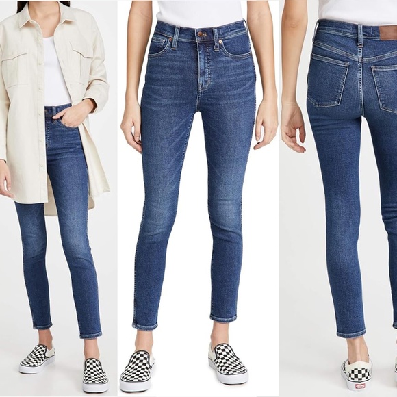 Madewell 10” High Rise Skinny Jeans SZ 28 - Picture 1 of 13